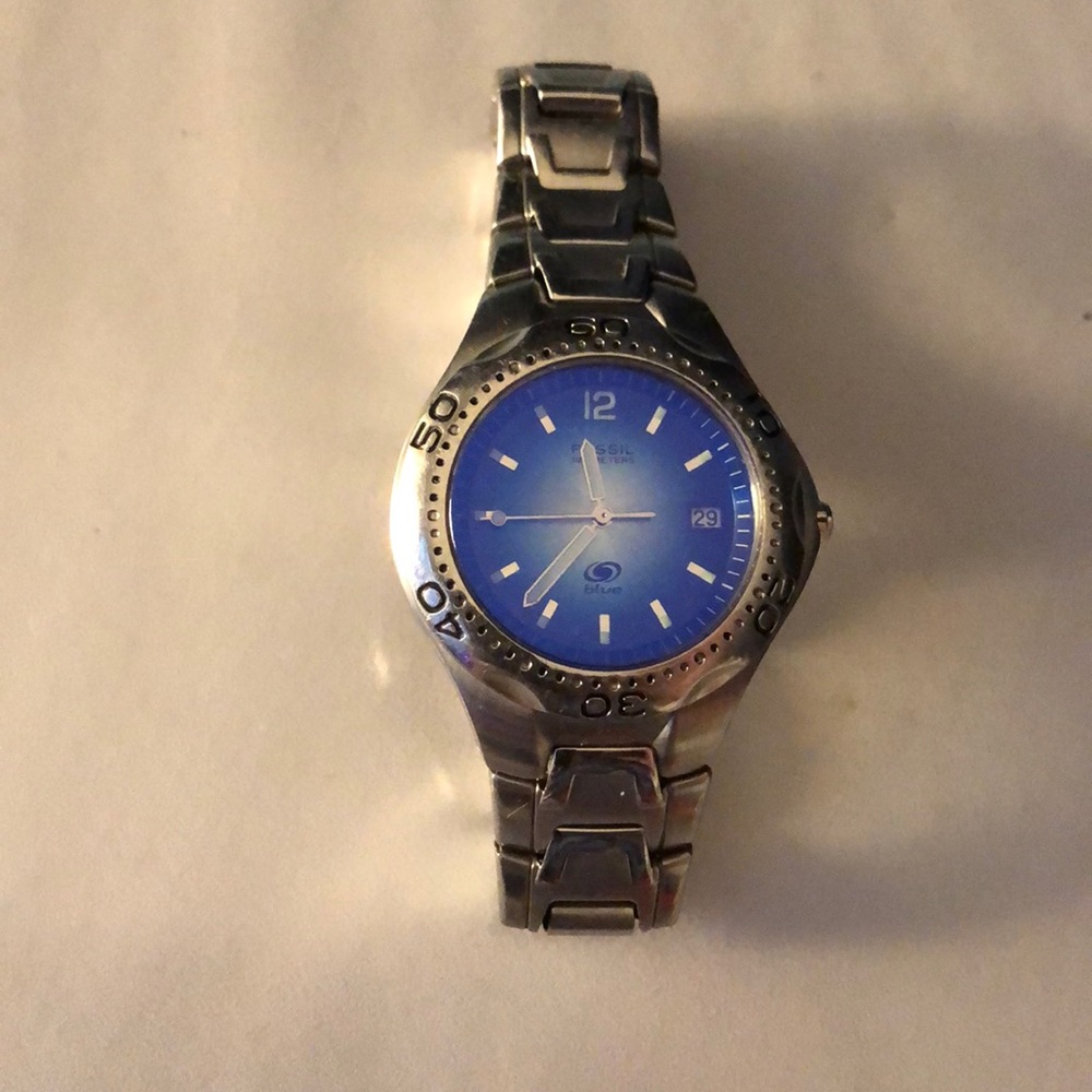 “Fossil Blue” Watch Men/Woman